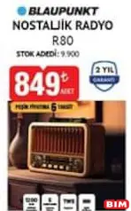 BLAUPUNKT NOSTALJİK RADYO R80